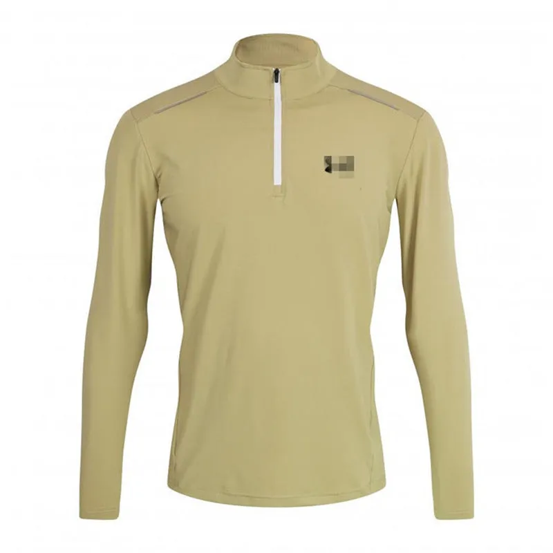INSTOCK-Skinny Clothes Men's Training Sports Student Half Zip Top