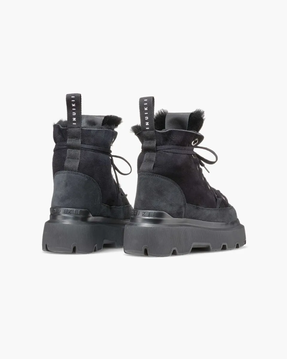 Inuikii Matilda Endurance Shearling High Black