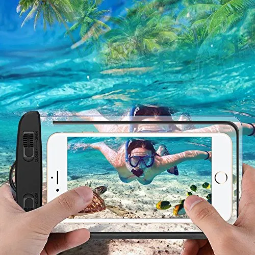 Jansite Swim Bubble with Dry Bag   Waterproof Phone Case for Open Water Swimmers, Safety Swim Buoy Tow Float Inflatable for Swimmers, Triathletes, Snorkelers …