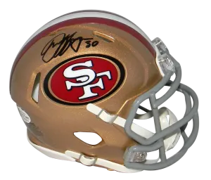 JEFF WILSON JR AUTOGRAPHED SIGNED SAN FRANCISCO 49ERS SPEED MINI HELMET BECKETT