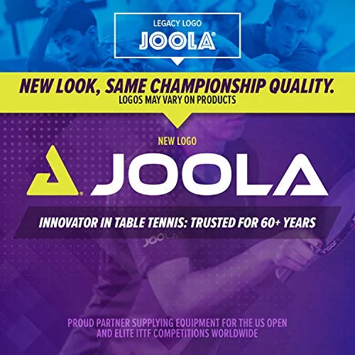 JOOLA 4-Player Indoor Table Tennis Hit Set (Bundle Includes 4 Rackets/Paddles, 8 Balls, Carrying Case)