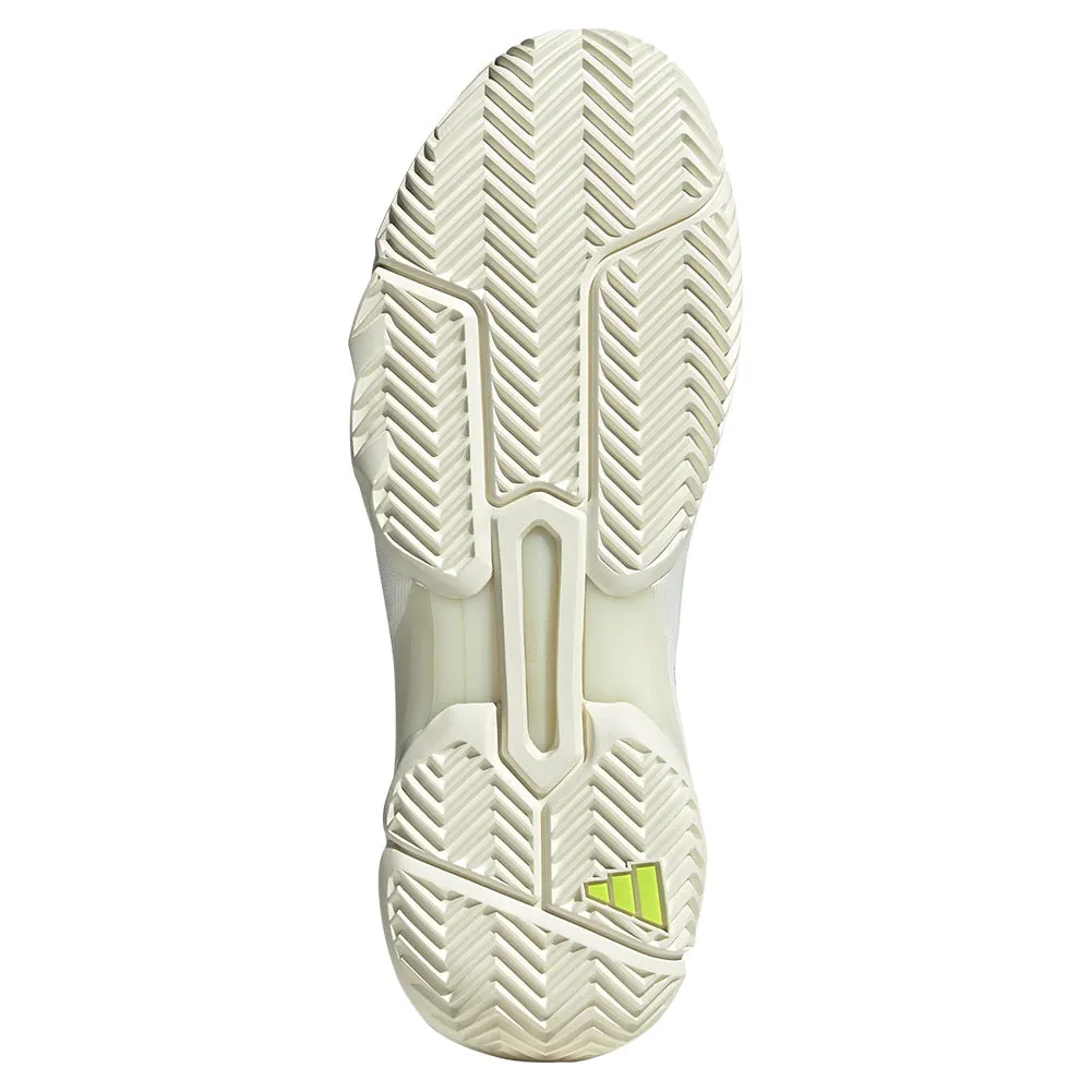 Juniors' CourtJam Control 3 Premium Tennis Shoes White and Collegiate Green