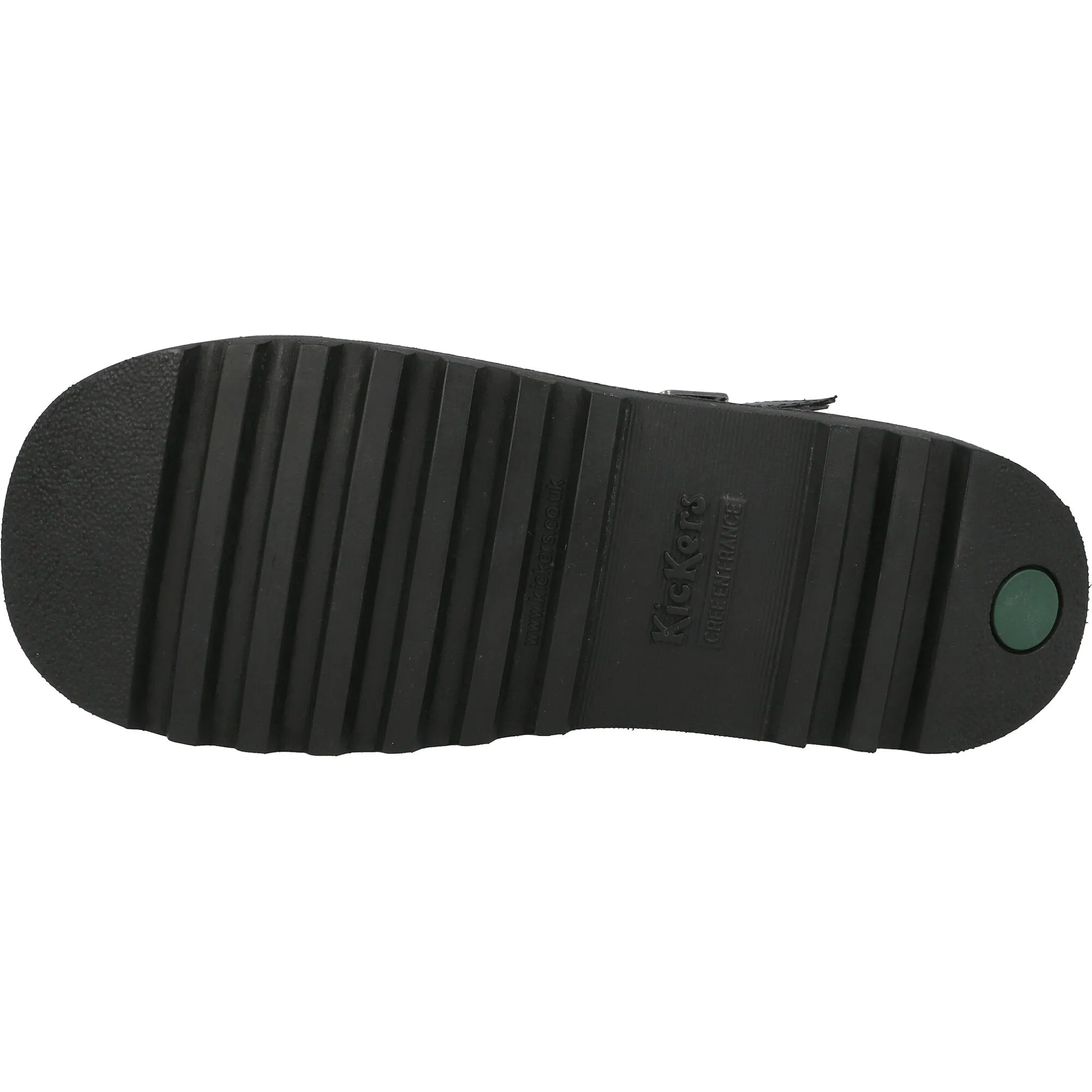 Kickers Kick T Vegan Y Black School Shoes