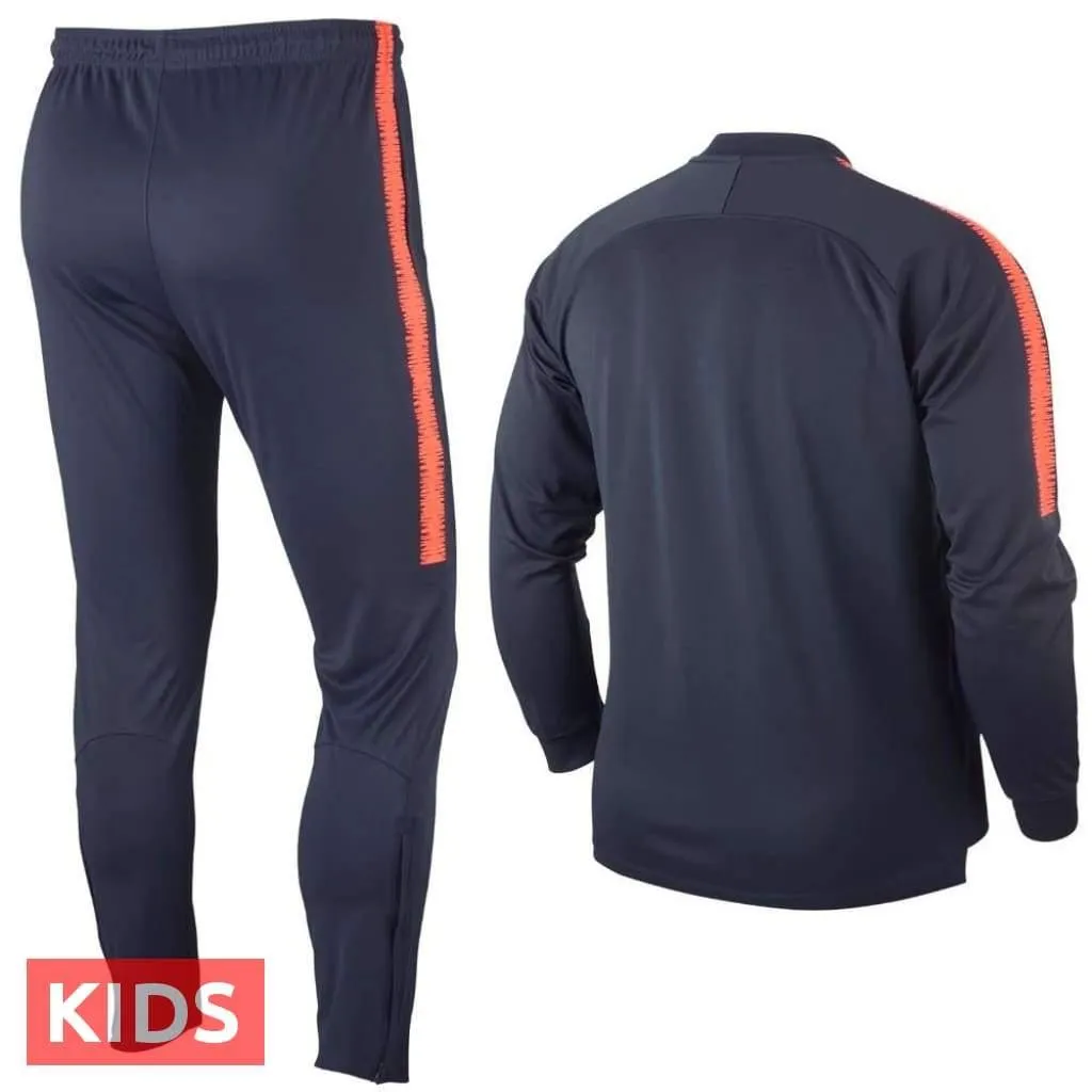 Kids - FC Barcelona Training Presentation Soccer Tracksuit 2018 - Nike