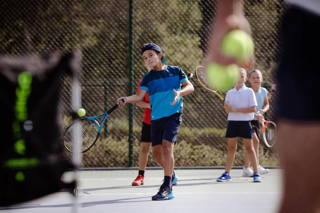 Kids' Tennis Shoes with Rip-Tab TS500 Fast - Shine