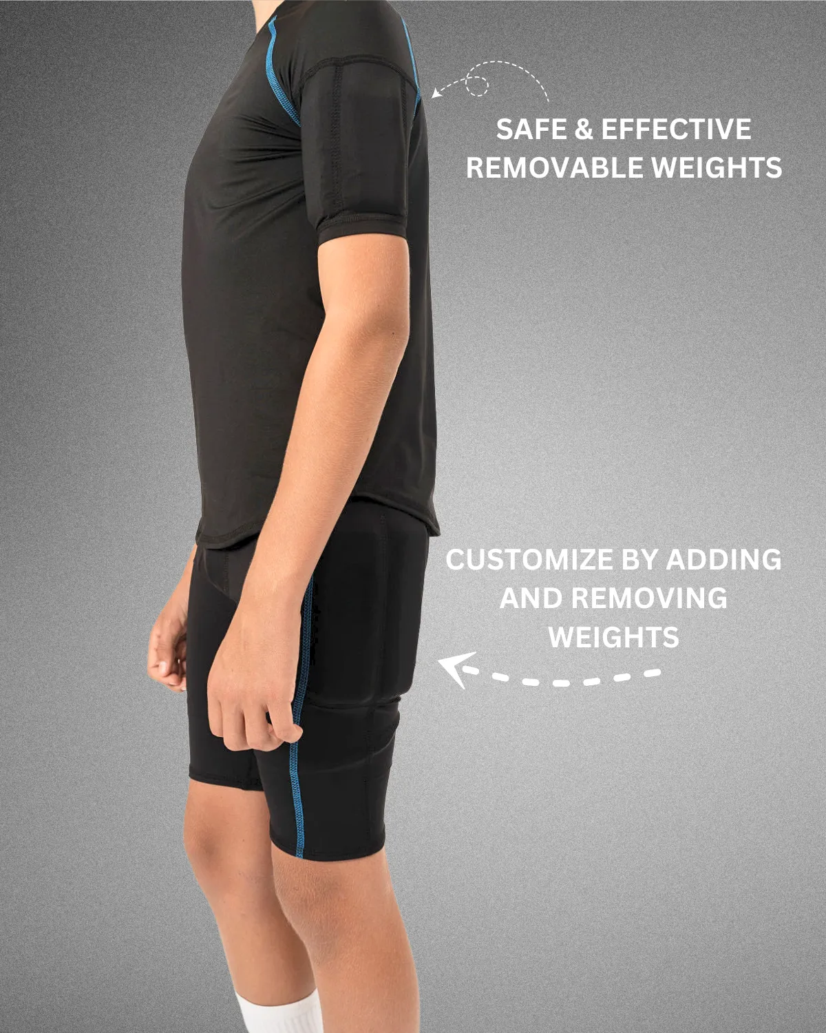 KILOGEAR Boy’s MICRO Weighted Performance Short Sleeve