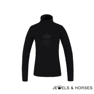 Kingsland KL Raylee Ladies Knitted Roll Neck - Black