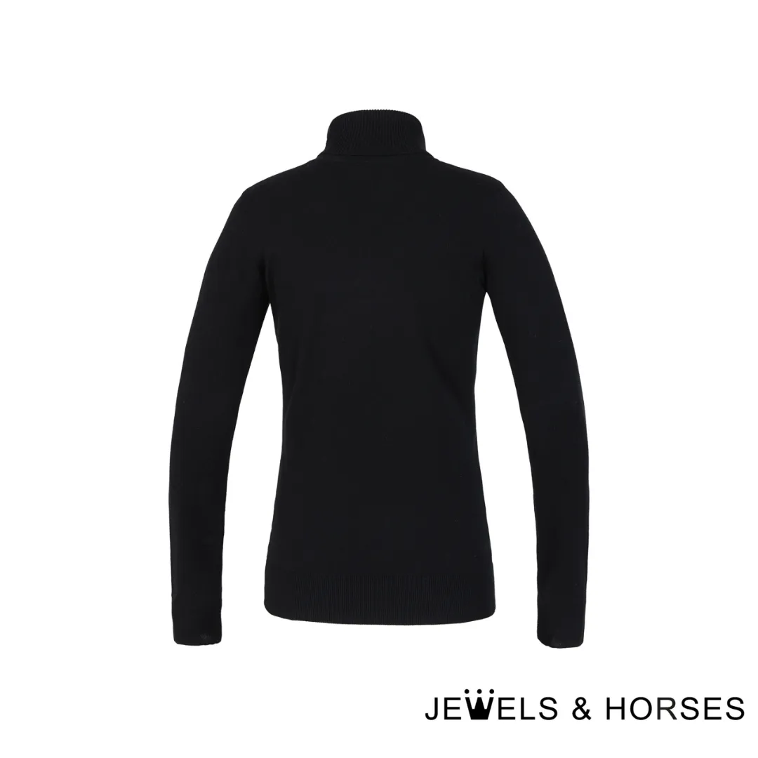 Kingsland KL Raylee Ladies Knitted Roll Neck - Black