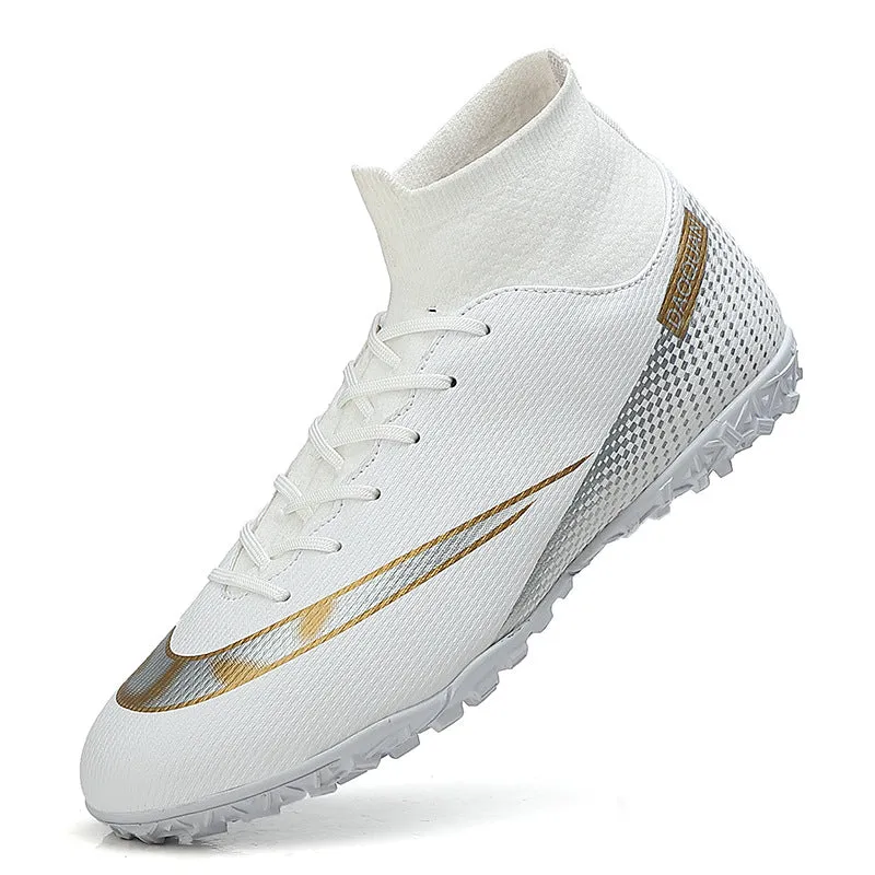 Large Adult and Kids' Soccer Cleats, Training
