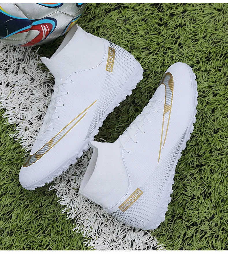 Large Adult and Kids' Soccer Cleats, Training