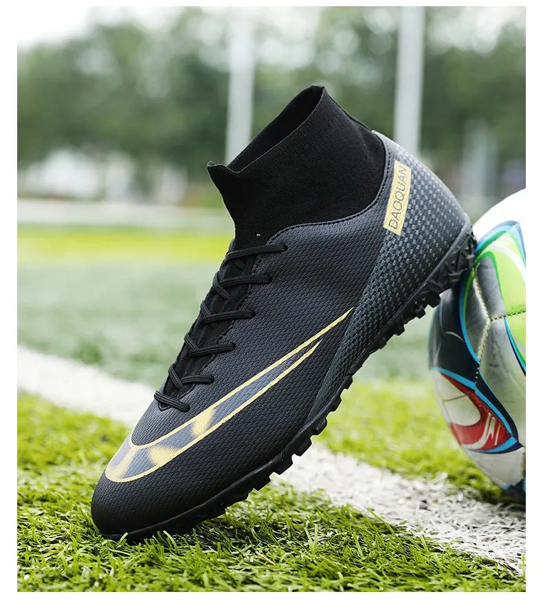 Large Adult and Kids' Soccer Cleats, Training