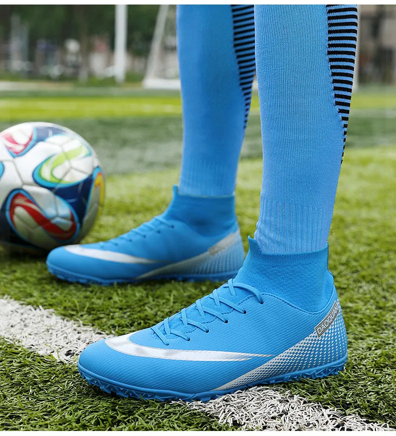 Large Adult and Kids' Soccer Cleats, Training