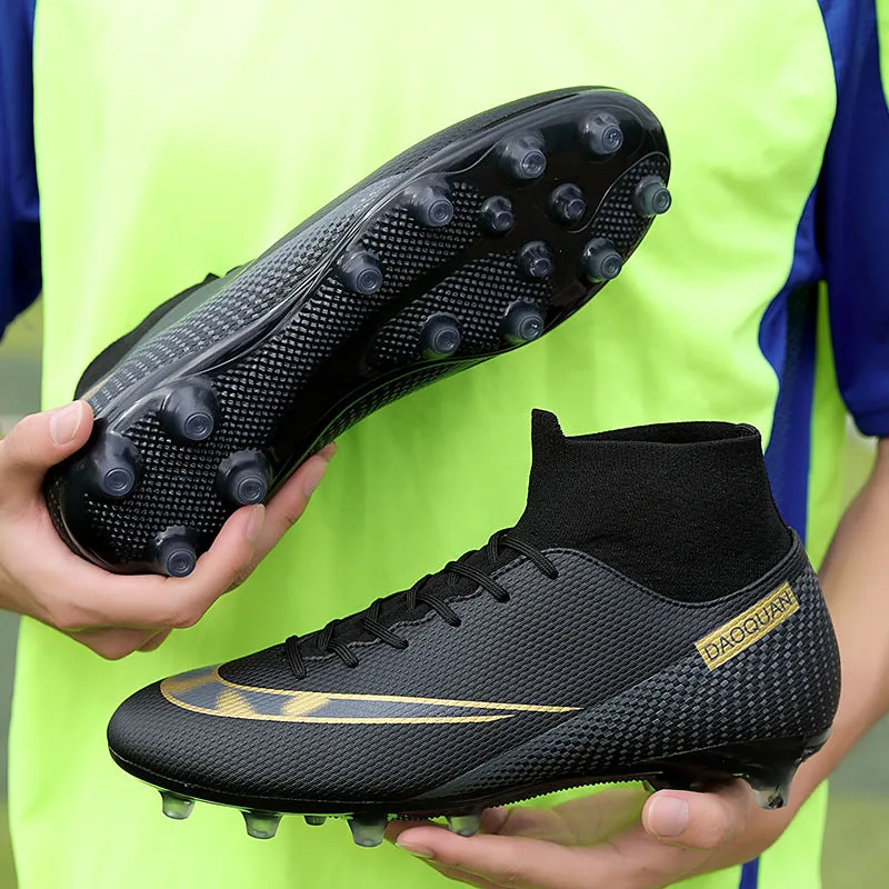 Large Adult and Kids' Soccer Cleats, Training