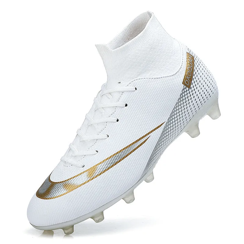 Large Adult and Kids' Soccer Cleats, Training