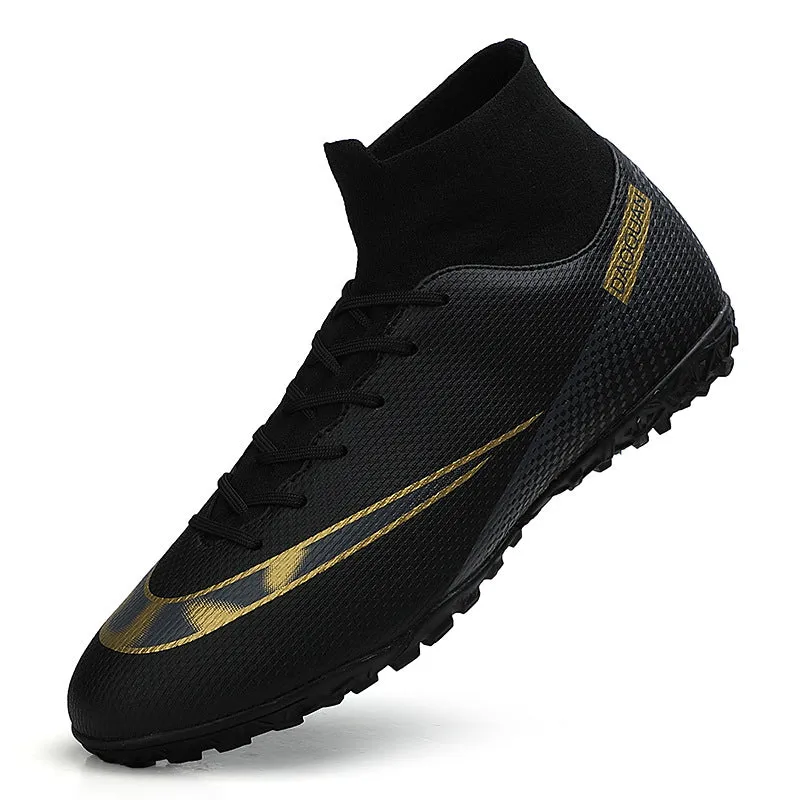 Large Adult and Kids' Soccer Cleats, Training