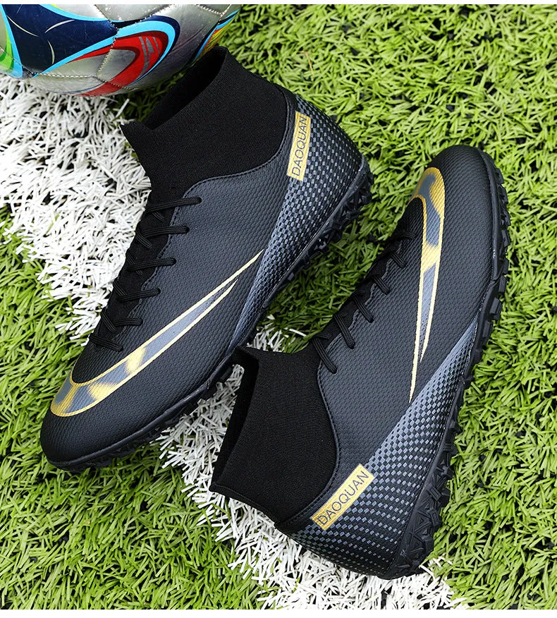 Large Adult and Kids' Soccer Cleats, Training