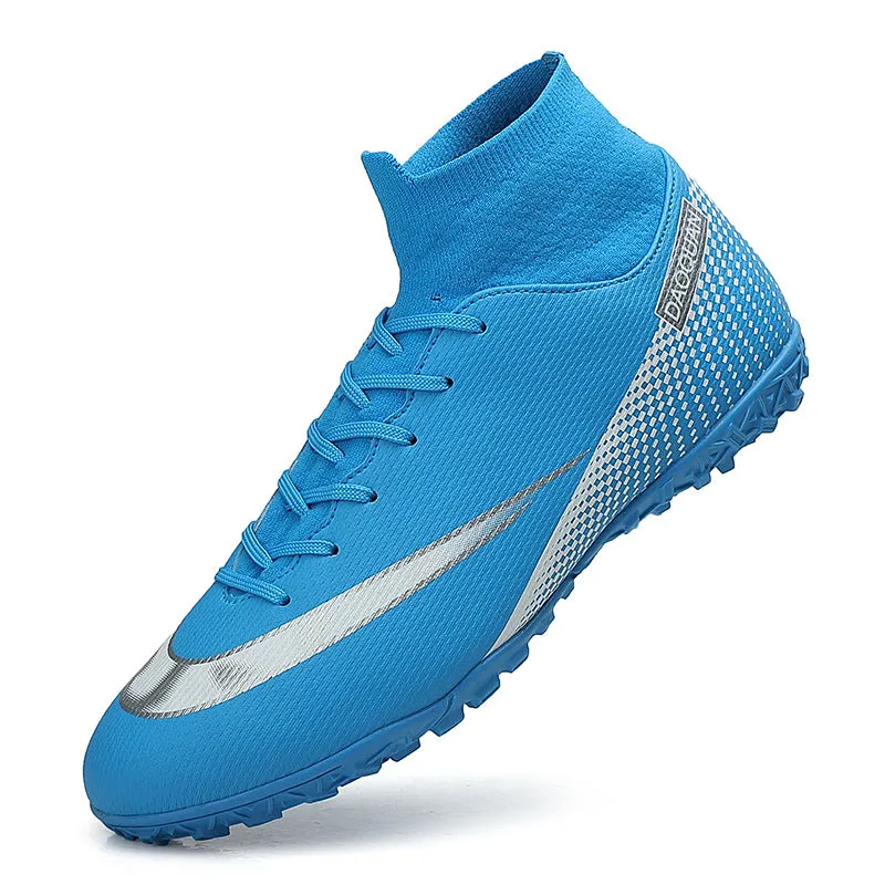 Large Adult and Kids' Soccer Cleats, Training