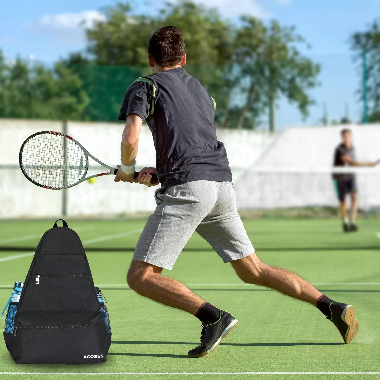 Large Tennis Backpack for Women and Men Hold Tennis Racket and Other Accessories