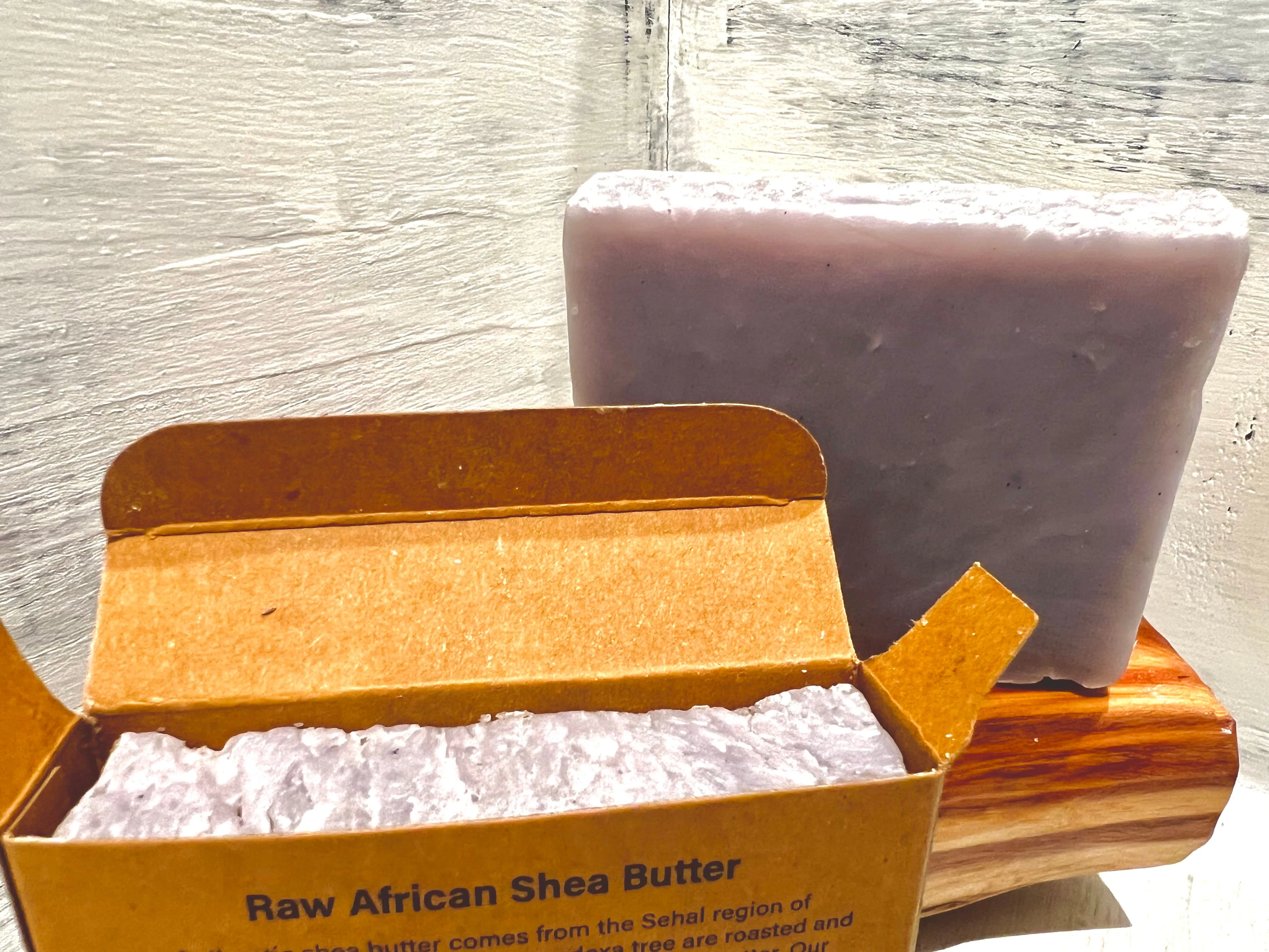 Lavender Soap, Eco Friendly, Plastic Free, Handmade, Rustic Vegan Bar Soap