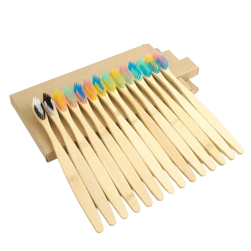 Limited Edition Bamboo Toothbrush - 10 Pieces