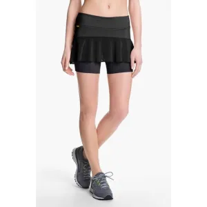 Lole Ace Skort Black Grey Size Medium Tennis Running Golf Gym Skirt Shorts