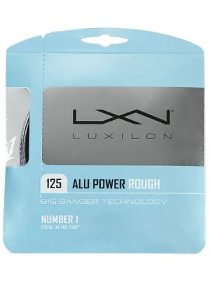 Luxilon 125 ALU Power Rough 16L Tennis String Set