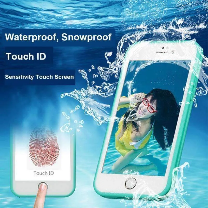 Luxury Full Waterproof Shockproof Dirt Proof Silicone Case For iPhone