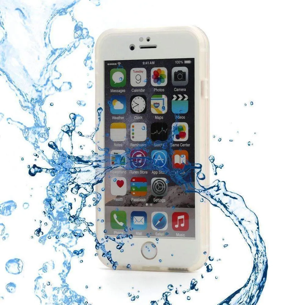 Luxury Full Waterproof Shockproof Dirt Proof Silicone Case For iPhone