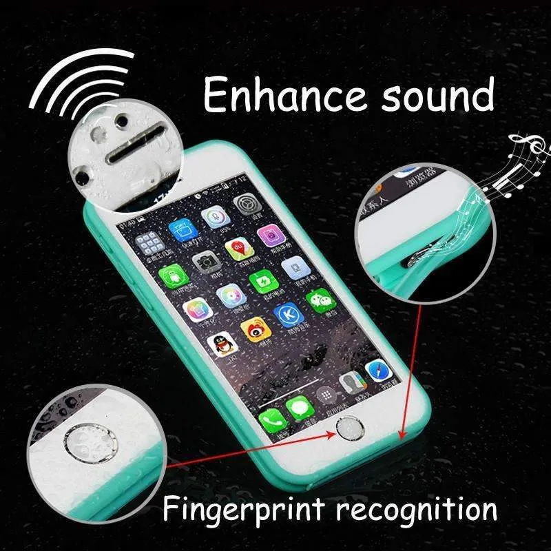 Luxury Full Waterproof Shockproof Dirt Proof Silicone Case For iPhone