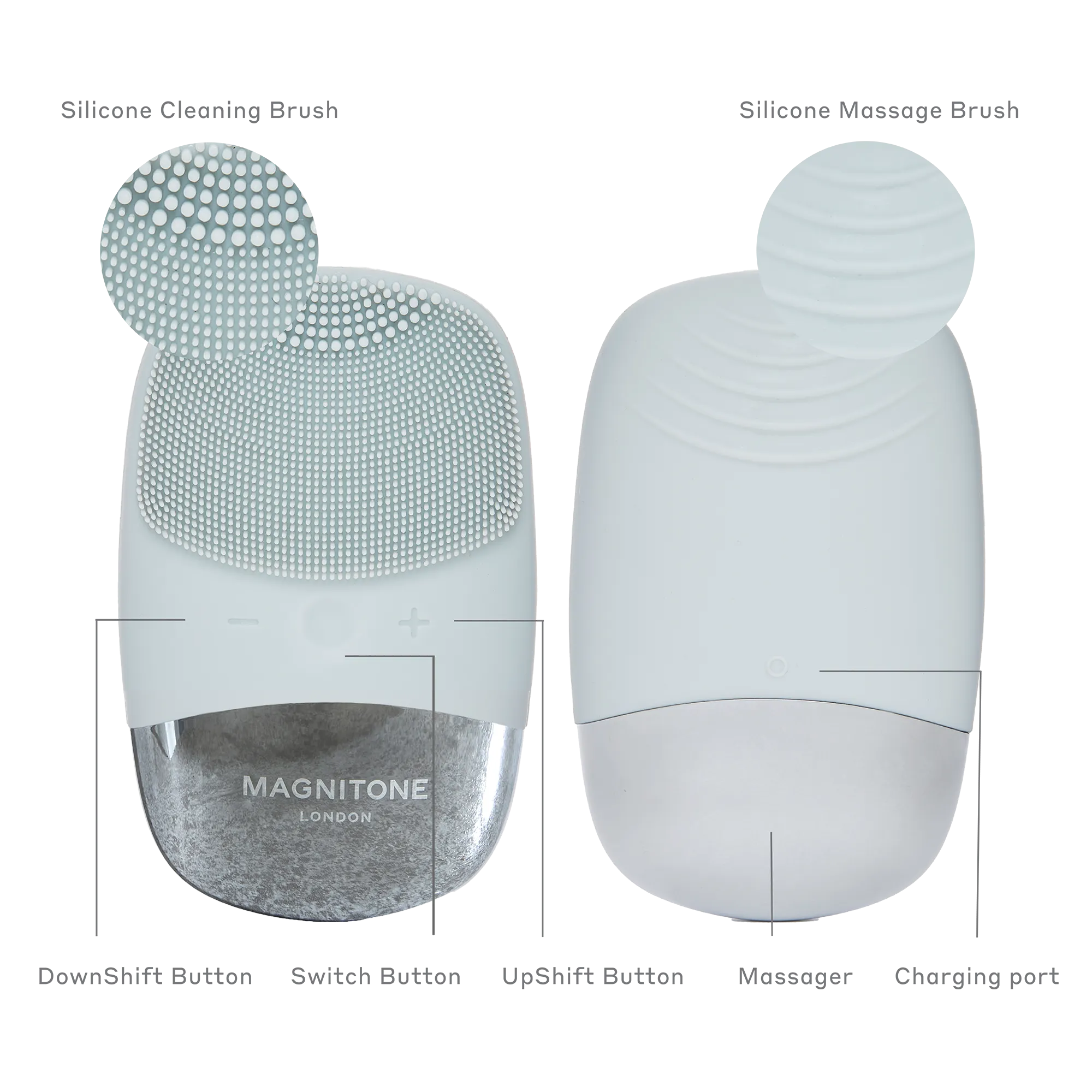 MAGNITONE BabyBare Micro-Sonic Compact Cleansing Brush