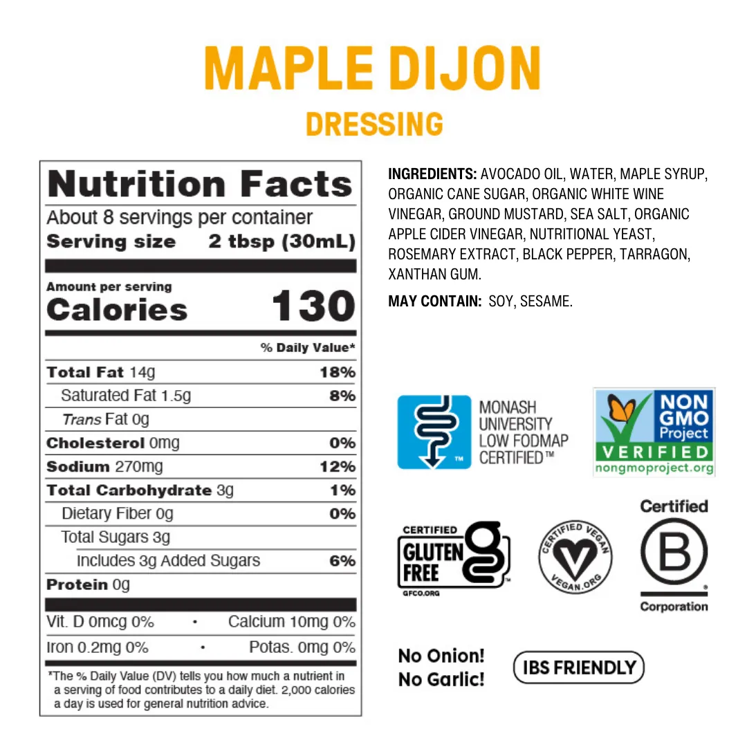 Maple Dijon Salad Dressing