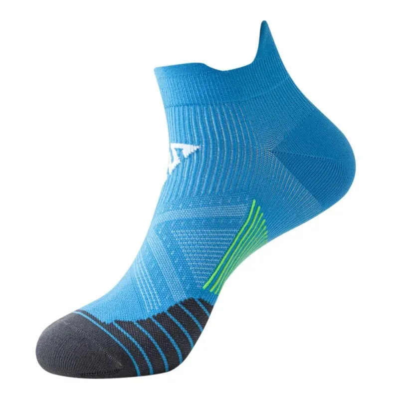 Marathon Running Socks for Men Women Cycling Sports Socks Gym Fitness Thickened Cushioned Short Tube Low Cut Boat Ankle Socks