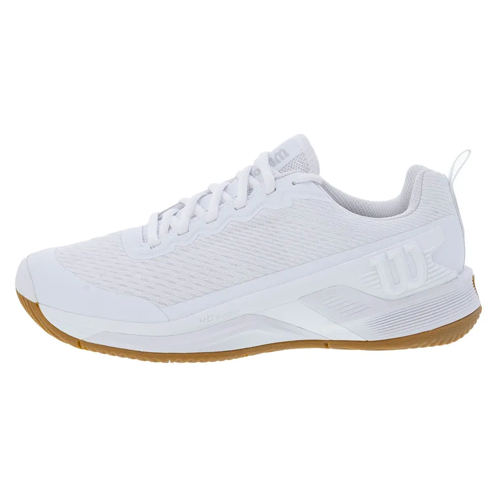 Men`s Rush Pro 4.5 Tennis Shoes White and Gum