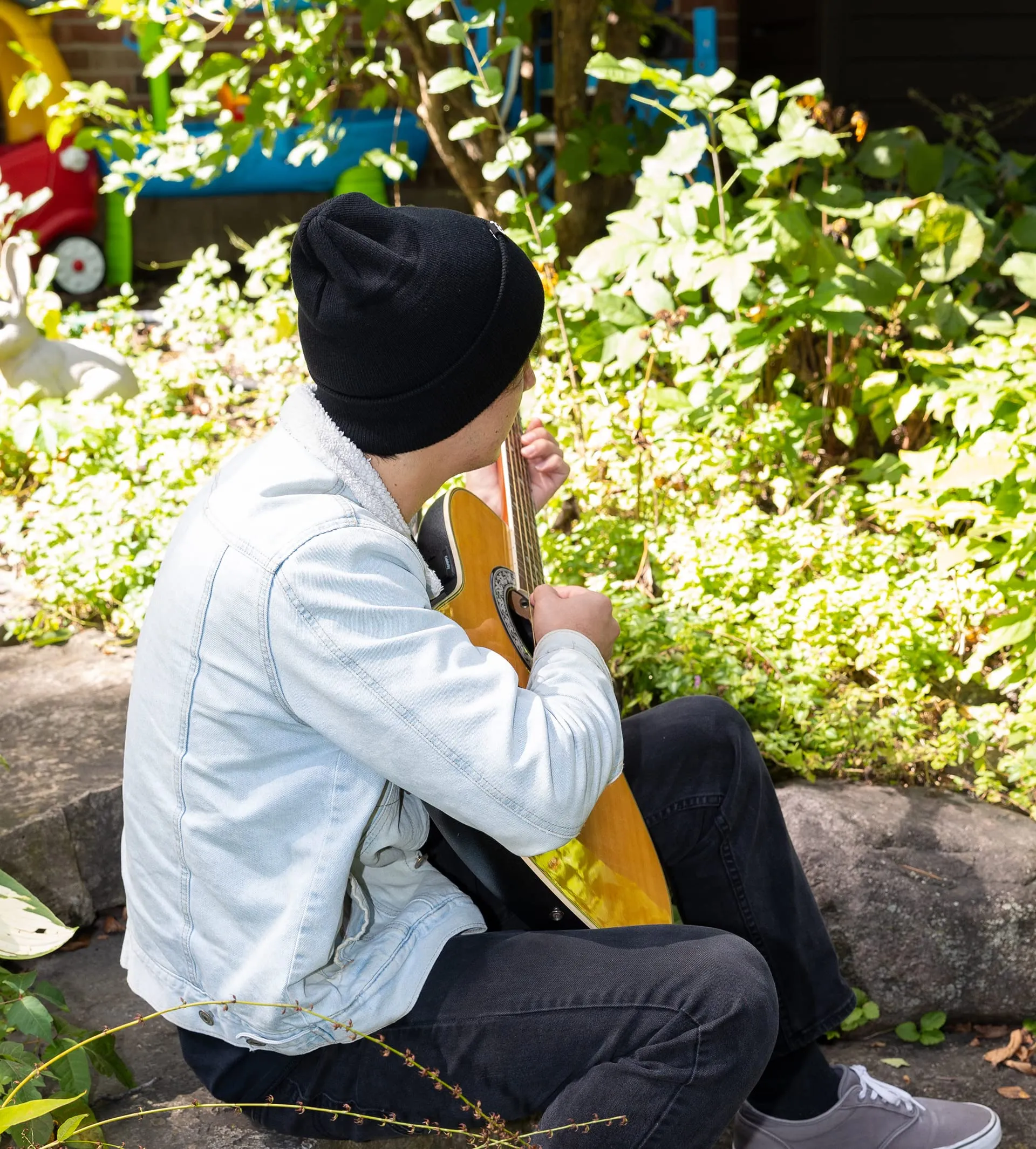Mens Solid Cuff Knit Beanie