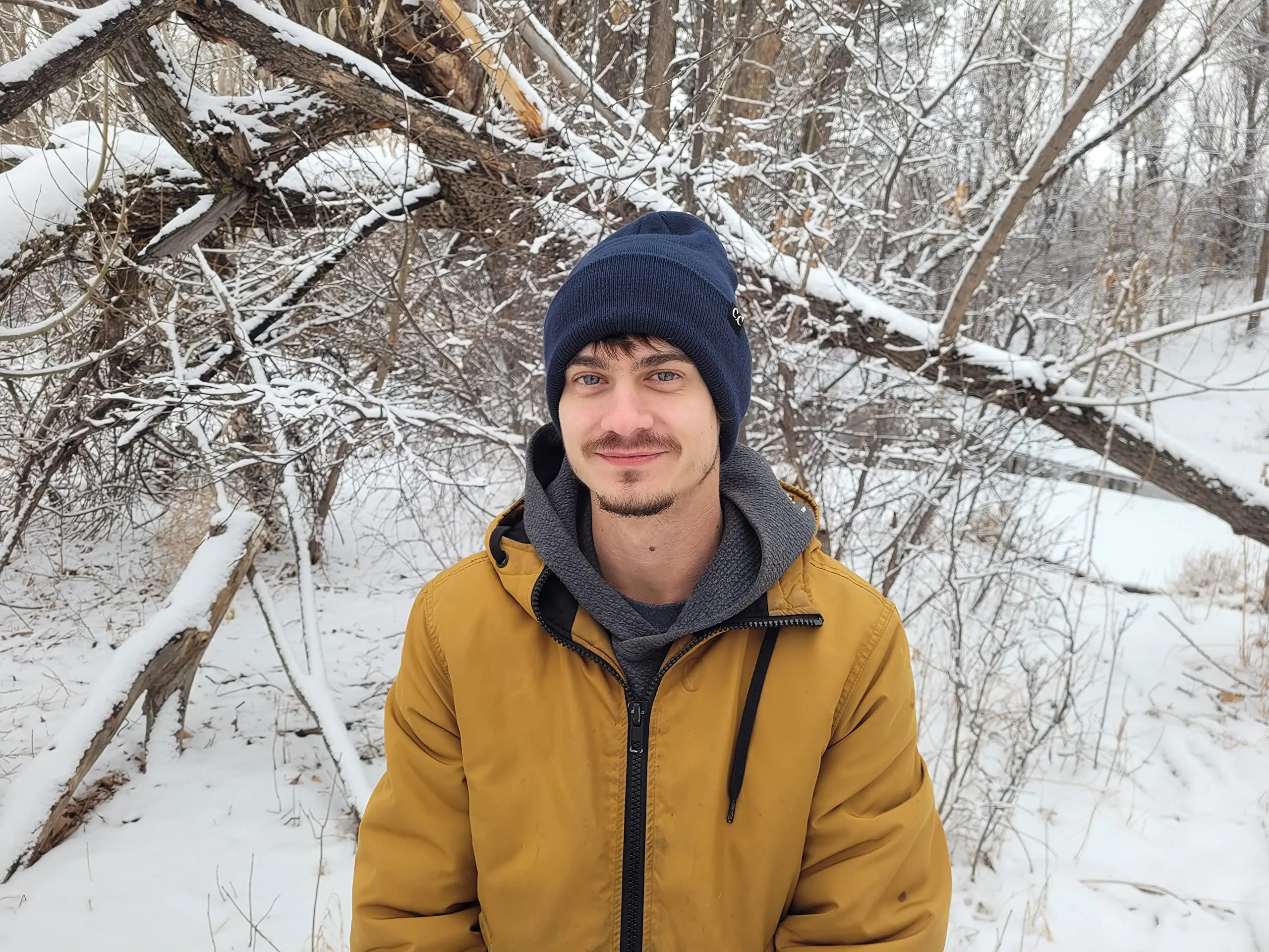Mens Solid Cuff Knit Beanie