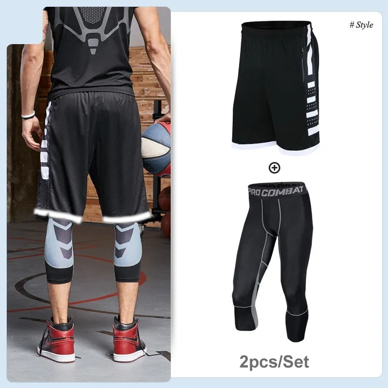 Men's Training Fitness Sportswear Set