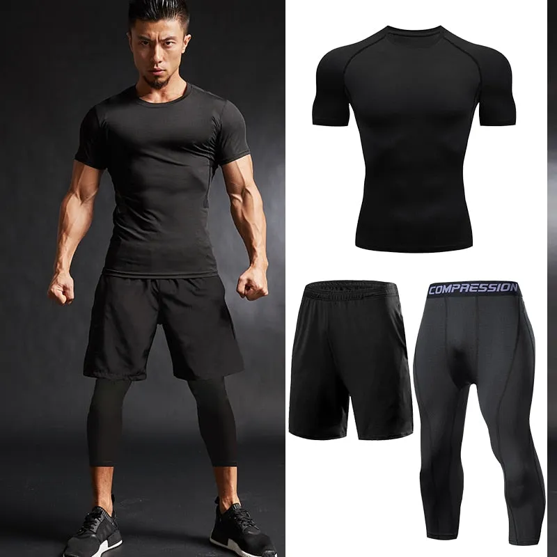 Men's Training Fitness Sportswear Set