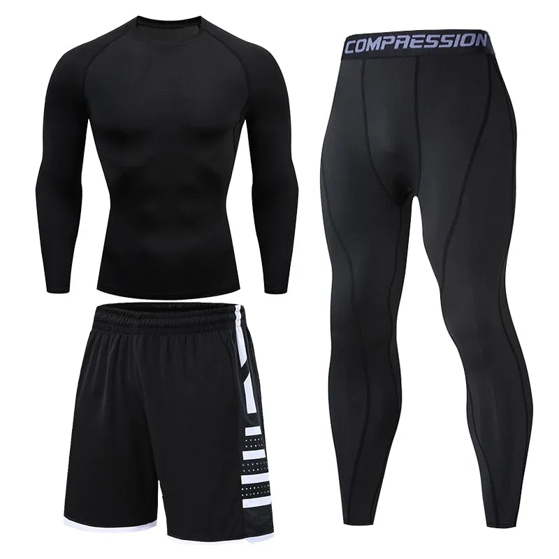 Men's Training Fitness Sportswear Set