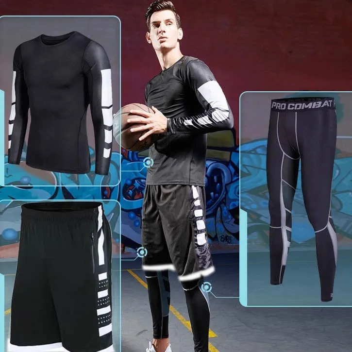 Men's Training Fitness Sportswear Set