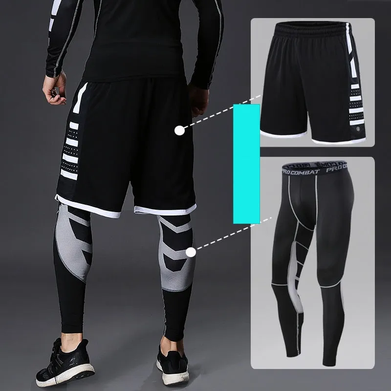 Men's Training Fitness Sportswear Set