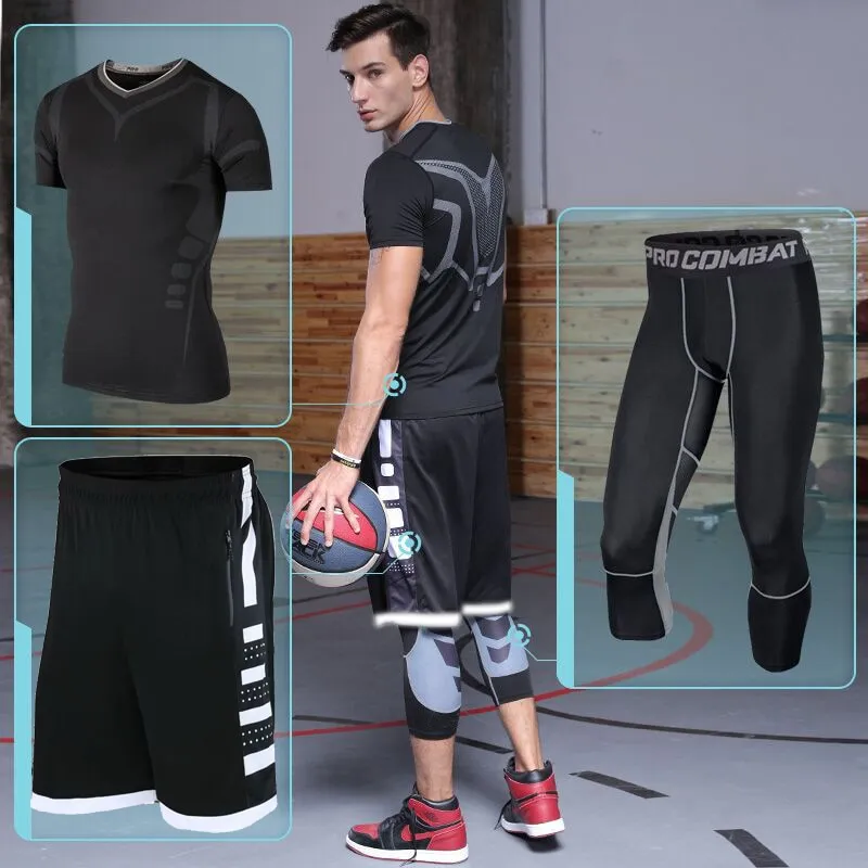 Men's Training Fitness Sportswear Set