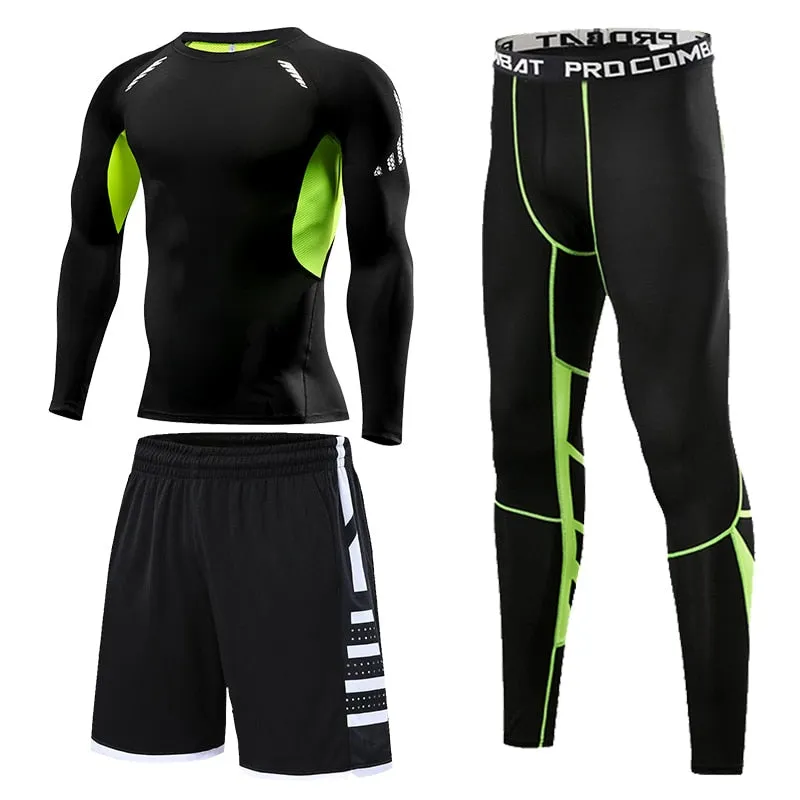 Men's Training Fitness Sportswear Set