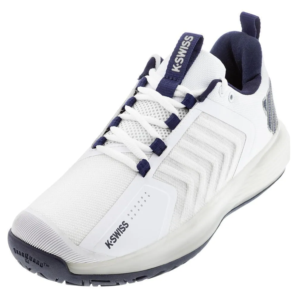 Men's Ultrashot 3 Tennis Shoes White and Peacoat