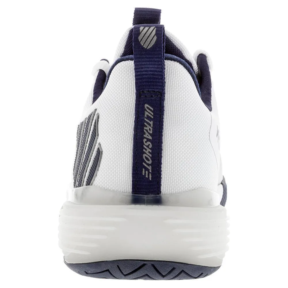 Men's Ultrashot 3 Tennis Shoes White and Peacoat