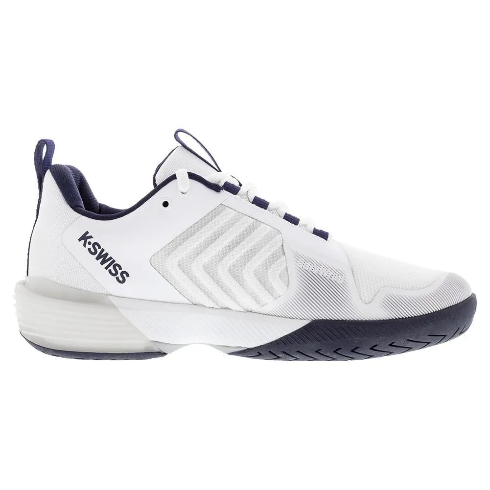 Men's Ultrashot 3 Tennis Shoes White and Peacoat