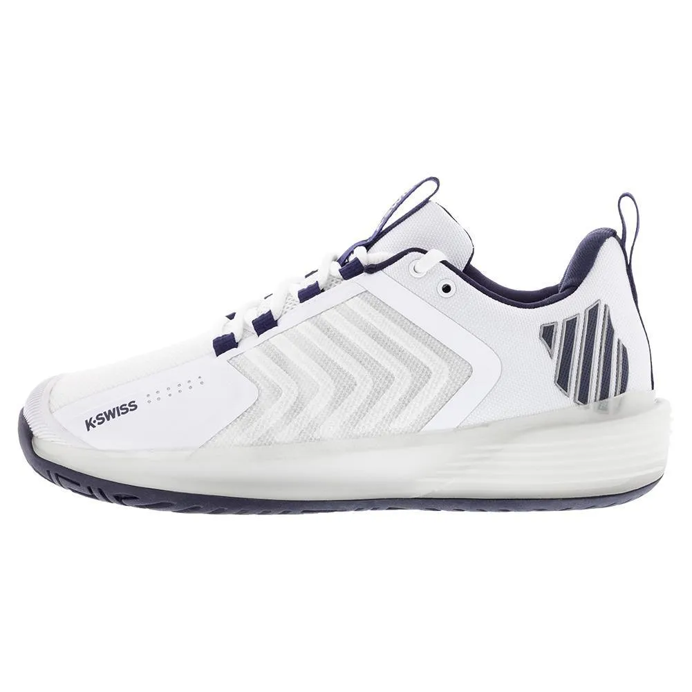Men's Ultrashot 3 Tennis Shoes White and Peacoat
