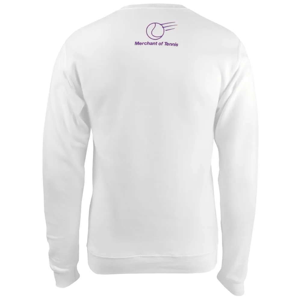 Merchant of Tennis Unisex 92 Vintage Crewneck Sweater - White