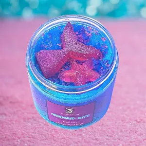 MERMAID BITE Mango Papaya and Peppermint Foaming Sugar Scrub - Posh Goth
