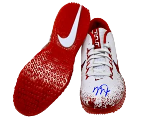 Mike Trout Los Angeles Angels Signed Real Game Issued Turf Shoes MLB Authentic