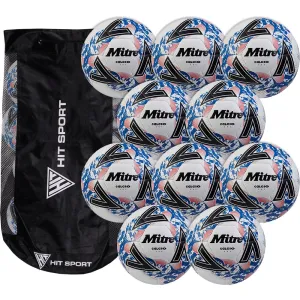 Mitre Calcio One Training Football (Size 5) | 10 Pack   Bag